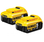 Picture of DEWALT DCK278P2 2pc 18V XR COMBO KIT INCLUDES DCD996 COMBI DRILL 3 SPEED & DCG412 ANGLE GRINDER c/w DS300 box, DCB115 charger, 2 x DCB184 5.0Ah Batteries
