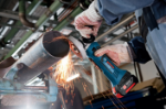 Picture of Bosch GWS18VLI-N 41/2'' 115mm Angle Grinder Bare Unit C/W L-boxx