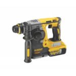 Picture of Dewalt DCH273P2 18V XR 24mm Brushless SDS Hammer Drill 400w 0-1100rpm 0-4600bpm 2.1joules 3.1kg C/W 2 x 5.0Ah Li-ion Batteries & Charger In Case