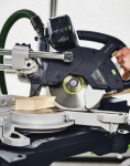 Picture of FESTOOL 561693 KS60 E-SET 110V C/W UNIVERSAL SAW BLADE W36 CLAMPS FSZ 120 LED SPOTLIGHT BEVEL ELEVATION OPERATION TOOL