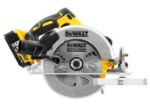 Picture of DEWALT DCS570N 18V XR BRUSHLESS CIRCULAR SAW 5500rpm 65mm depth cut 184x16mm blade 3.6kg bare unit 