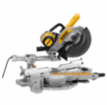 Picture of Dewalt DWS727 110v 1675w 10'' 250mm Double Bevel Sliding Compound Mitre Saw 4300rpm Cutting Capacity 305x77mm ***Saw Only***  