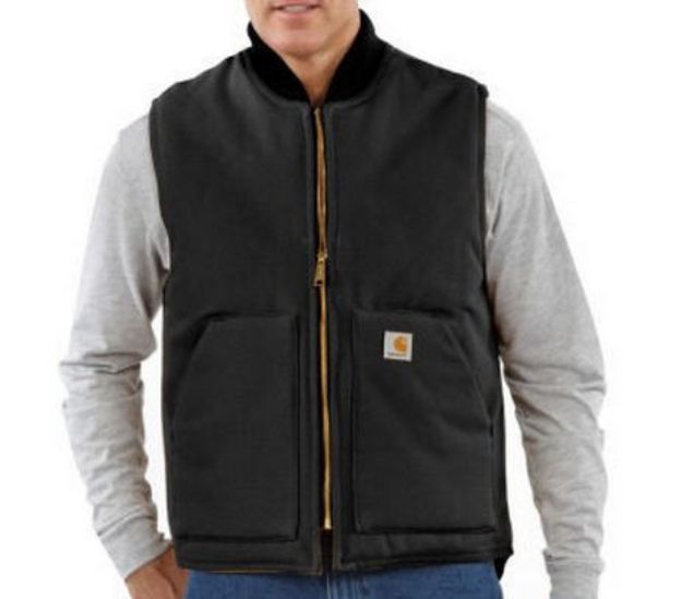 Picture of CARHARTT V01 DUCK VEST ARCTIC-QUILT LINED