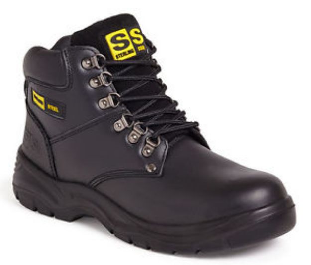 Picture of PAIR SS806 SM  BLACK SAFETY BOOT