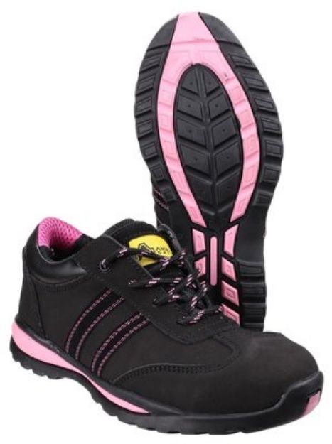 Picture of AMBLERS FS47 LADIES BLK SAFETY TRAINER