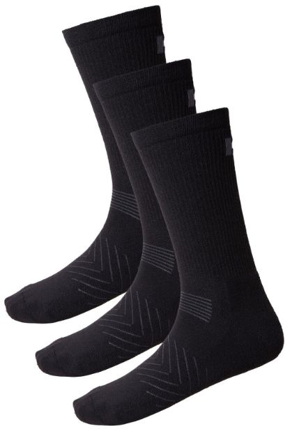 Picture of HELLY HANSEN MANCHESTER SOCK 3-PACK BLACK