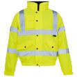 Picture of Bomber Yellow Large Hi-Visibility Jacket HV262