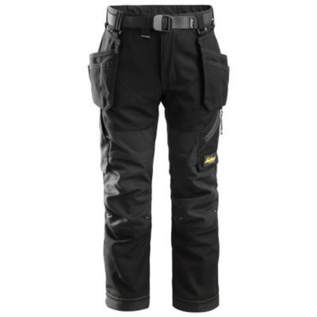 Picture of SNICKERS 7505 JUNIOR BLACK  TROUSERS