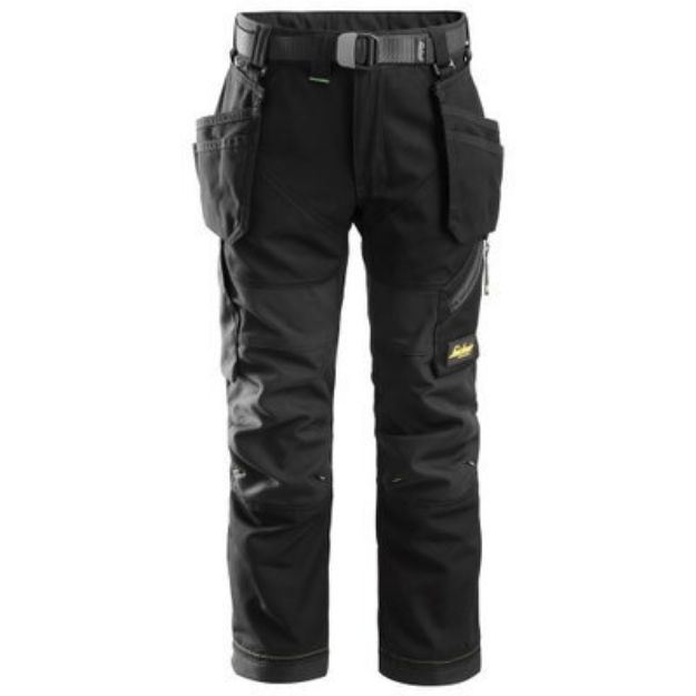 Picture of SNICKERS 7505 JUNIOR BLACK  TROUSERS 