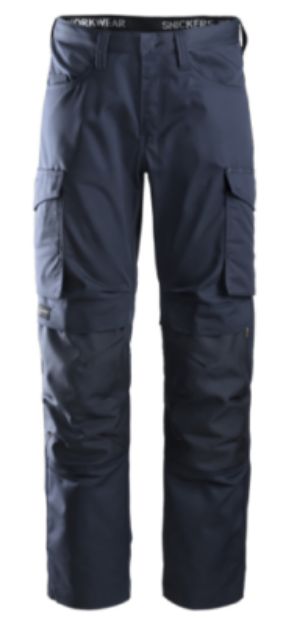 Picture of SNICKERS 6801 SERVICE TROUSERS WITH KNEEPAD POCKETS