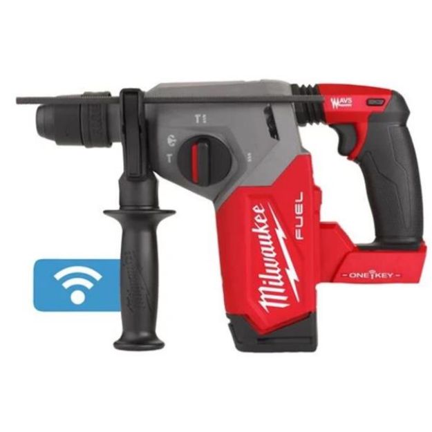Picture of Milwaukee M18ONEFHX-0X M18 Brushless 26mm SDS Drill C/W Interchangable Chuck(FIXTEC) 0-4800bpm,2.5 joules, 3.4kg Bare Unit In Box