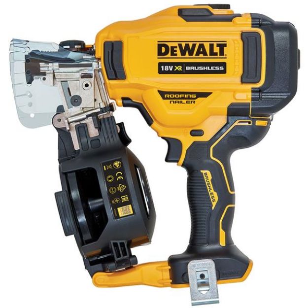 Picture of Dewalt DCN45RNN 18V XR Brushless Roofing Coil Nailer 19-45mm Bare Unit 