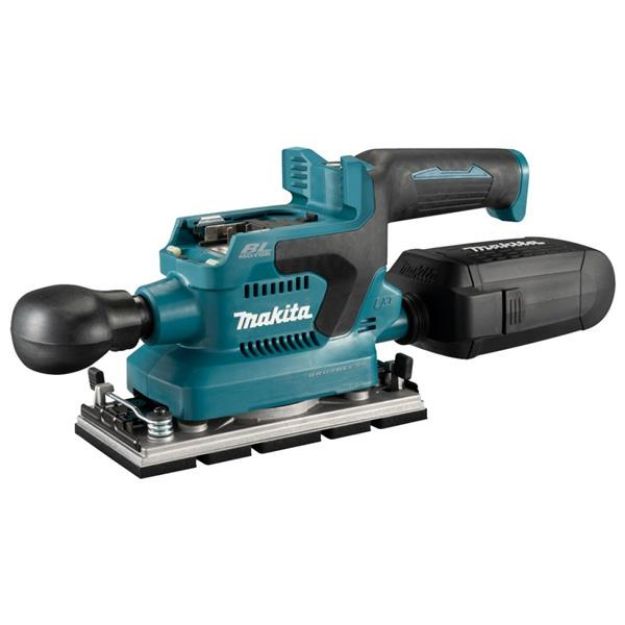 Picture of Makita DBO380Z 18v Brushless Finishing Sander 4000-8000-12000opm 93x228mm Paper Size 1.9kg Bare Unit