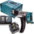 Picture of Makita DFR550RTJ 18V Autofeed Drywall Screwgun 4000rpm Capacity 25-55mm 3.1kg C/W 2 x 5.0Ah Batteries & Charger In Macpak
