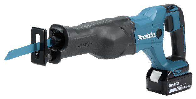 Picture of Makita DJR186P2 18v Reciprocating Saw 0-2800spm 3.8kg C/W 2 x 5.0Ah Li-ion Batteries & Charger