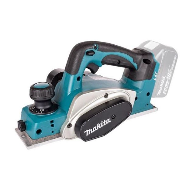 Picture of Makita DKP180Z 18V 82mm Planer 14000rpm Max Depth 2mm Rebate Depth 9mm 3.4kg Bare Unit