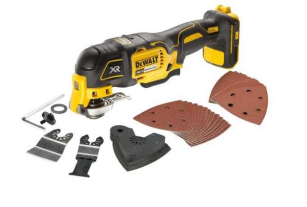 Picture of Dewalt DCS356N 18V XR Brushless 3 Speed Oscillating Multi Tool 0-20000opm C/W 29pc Accessories Bare Unit