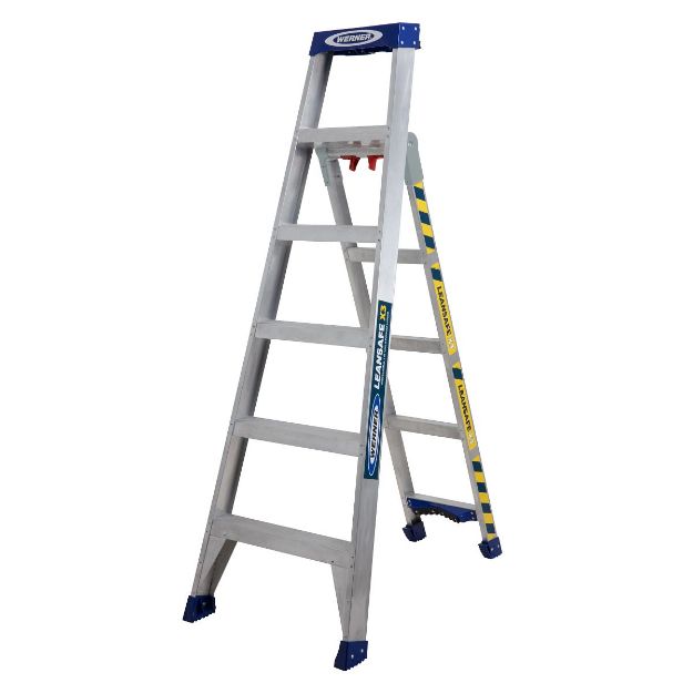 Picture of Werner 75070 Leansafe X3 Aluminium Multi-Purpose Ladder 6 Step