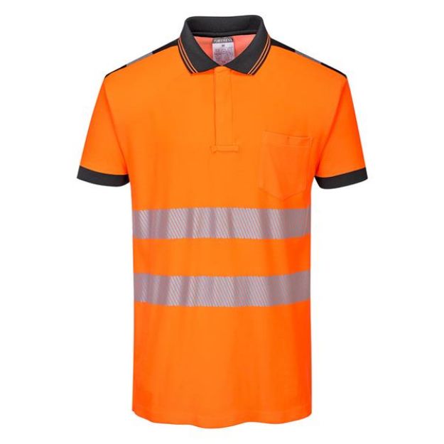 Picture of Portwest T180 Hi Vis Polo Shirt 