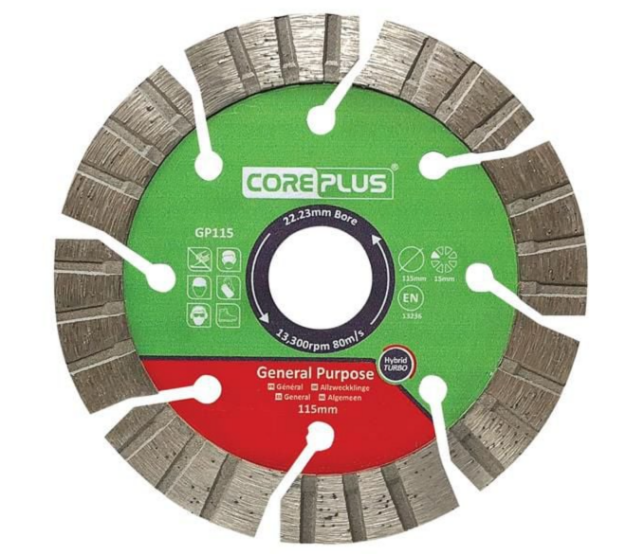 Picture of C/PLUS  3 X 115MM GP HYBRID DIAMOND BLADE SET XMS22HYBRID