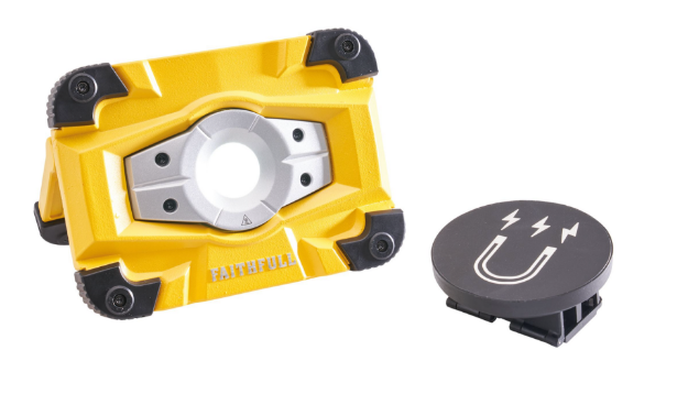Picture of FAITHFULL FPPSLFF20WR 20W RECHARGEABLE LED SITELIGHT C/W MAGNETIC SWIVEL BASE 2000 LUMENS