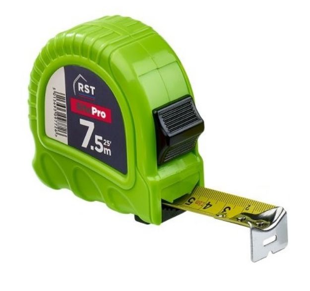 Picture of RST 7.5M 25' STEEL MEASURING TAPE TAPE IN HI VIS CASE 25mm BLADE    