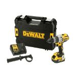 Picture of Dewalt DCD996P1 18V XR Brushless 3 Speed Combi Drill 95nm 820w 0-2000rpm C/W 1 x 5.0Ah Li-ion Battery & Charger In T-stak Box ***