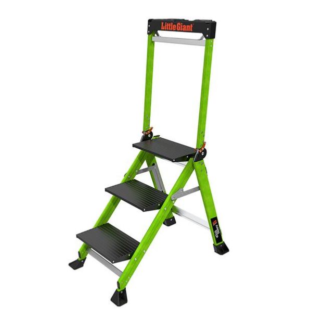 Picture of LITTLE GIANT 3 STEP FIBREGLASS JUMBO STEP LADDER