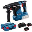 Picture of Bosch GBH18V-21N 18v 21mm Brushless SDS Drill 0-1800rpm 0-5100bpm 2.0 Joules c/w 2 x 4ah  batteries In L-boxx  