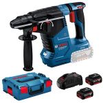 Picture of Bosch GBH18V-21N 18v 21mm Brushless SDS Drill 0-1800rpm 0-5100bpm 2.0 Joules c/w 2 x 4ah  batteries In L-boxx 