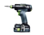 Picture of FESTOOL 577198 Cordless drill T 18+3 HPC 2X4,0 I-Plus inc. FREE bit set (PROMO)  