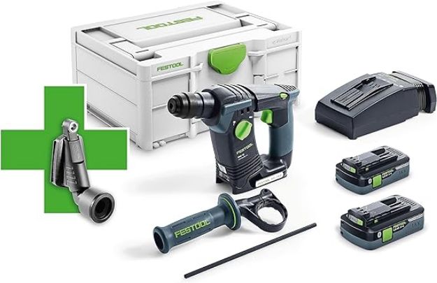 Picture of FESTOOL 577206 Cordless hammer drill BHC 18 HPC 2 X 4,0 I-Plus FREE adapter (PROMO) 