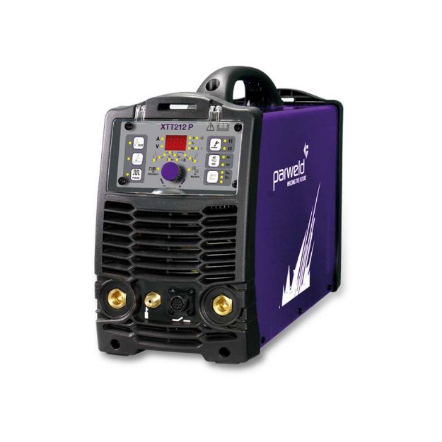 Picture of PARWELD XTT212P-P1 200A AC/DC PULSE INVERTER DUAL VOLTAGE 230V/110V PACKAGE C/W PRO-MAX TORCH 12FT TORCH IV26-12S3BD18 & ARGON REGULATOR 