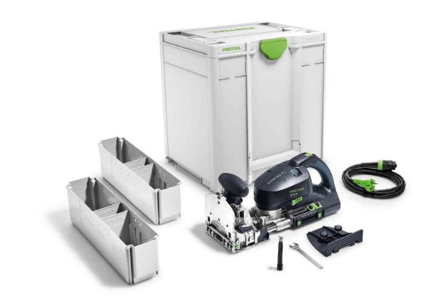 Picture of Festool 576427 DF 700 Q-Plus GB 240V Domino XL Joining Machine Includes 12mm Domino Cutter & Additional Stop (574420) 
