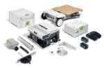 Picture of Festool 577380 CSC SYS 50 EBI-Set Cordless Table Saw with Digital Height & Angle Adjustment,168x20mm Blade, 48mm Cutting Height, 15kg C/W x2 5.0Ah Batteries & Twin Charger In Systainer Box Includes UG-CSC-SYS Underframe Stand