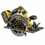 Picture of Dewalt DCS579X2 54V XR Flexvolt High Power Rail Compatible Circular Saw 5800rpm 61mm Cutting Depth 190x30mm Blade 3.7kg C/W 2 x 9.0Ah Li-ion Batteries & Charger In T-stak Box  