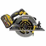 Picture of Dewalt DCS579X2 54V XR Flexvolt High Power Rail Compatible Circular Saw 5800rpm 61mm Cutting Depth 190x30mm Blade 3.7kg C/W 2 x 9.0Ah Li-ion Batteries & Charger In T-stak Box  