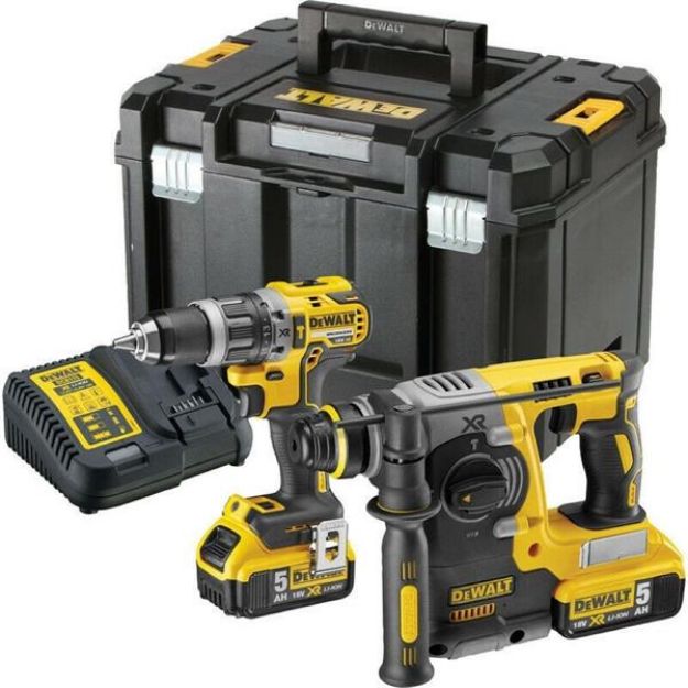 EPT. DEWALT DCK207P2T 18V XR Twinpack DCD796 Combi DCH273 SDS