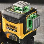 Picture of DEWALT DCE089D1G18-GB 12/18V 3X360 GREEN BEAM MULTI-LINE LASER WITH 1x2.0Ah BATTERY 