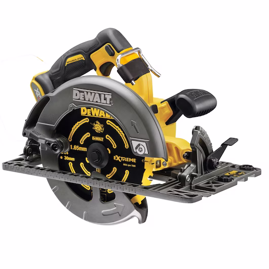 Picture of Dewalt DCS579NT 54V XR Flexvolt High Power Rail Compatible Circular Saw 5800rpm 61mm Cutting Depth 190x30mm Blade 3.7kg Bare Unit In T-stak Box   