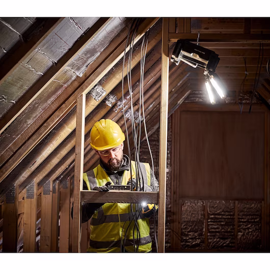 Picture of Dewalt DWST08061-1 18V Toughsystem 2.0 360° Adjustable Worklights With Storage, 3hr Runtime w/ 5.0Ah on 4000lm Bare Unit 