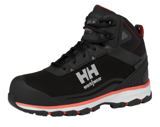 Picture of HELLY HANSEN 78391 CHELSEA EVO 2 MID S3 BLACK ORANGE 