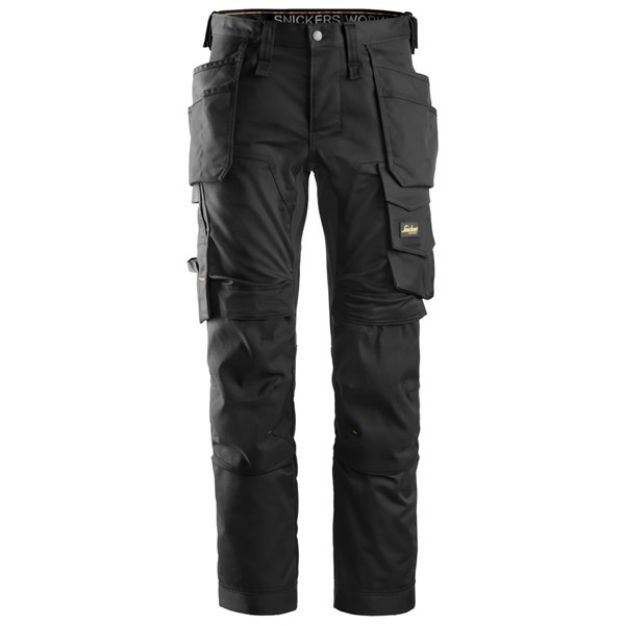 Picture of SNICKERS 6241 ALL ROUND STRETCH WORK TROUSERS + FREE Snickers Twin Pack T-Shirt & Cap with all Snickers Work Pants (Please type T-Shirt size in the order note at the checkout page.) (Annual Summer Sale Special Offer Price)