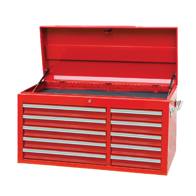 Picture of TOOLBOX TBT4408-X RED 8 DRAWER TOOL CABINET W/ BALL BEARING SLIDES