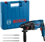 Picture of Bosch GBH 2-21 220v 720w 21mm 3 Mode SDS Plus Combination Drill 0-4800bpm 2 Joules 2.3kg C/W 3pc 6,8,10mm Sds Bits In Carry Case    