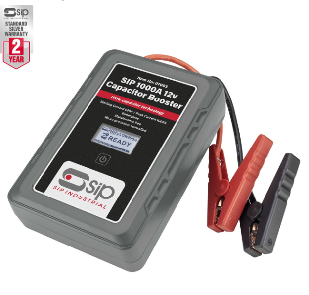 Picture of SIP 1000A 12v Capacitor Booster (1000A peak current and 500A starting current) 07003 