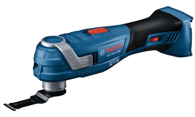 Picture of Bosch GOP18V-34 18V Brushless Star-Lock Oscillating Multi Tool 10000-20000opm 1.2kg in L-Boxx + accessories  06018G2002 