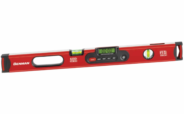Picture of Benman 72552 Digital Magnetic Level LM33 D with 2 Vials 600mm