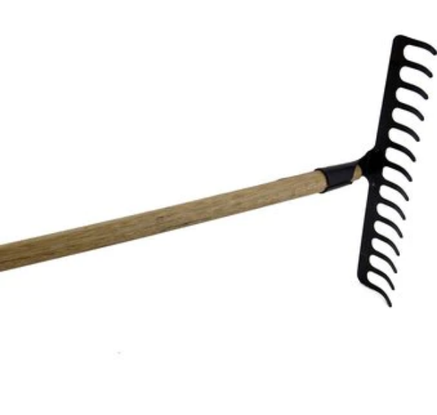 Picture of TRUE TEMPER 16 TOOTH BOW RAKE WOOD HANDLE
