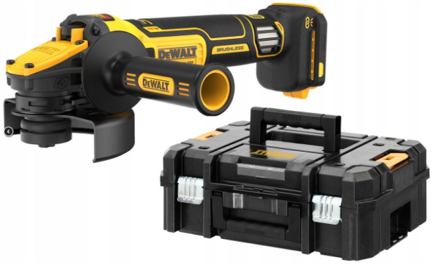 EPT Ireland. Dewalt DCG409VSNT 18v XR 5 125mm Brushless High Power Variable Speed Angle Grinder With Flexvolt Advantage Bare Unit In T stak Box